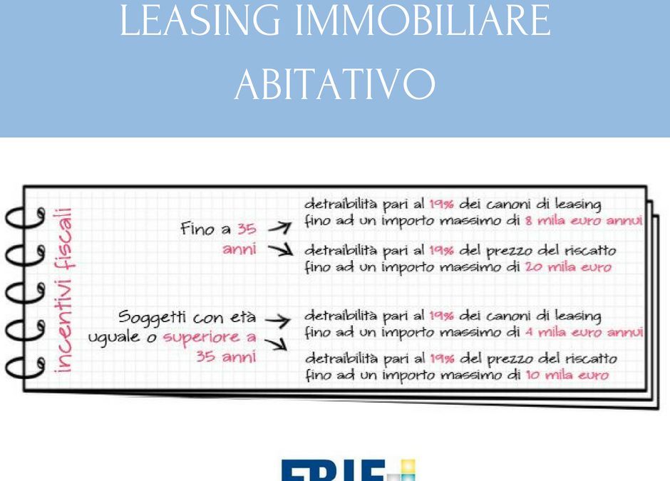 Leasing immobiliare abitativo: chi può richiederlo?